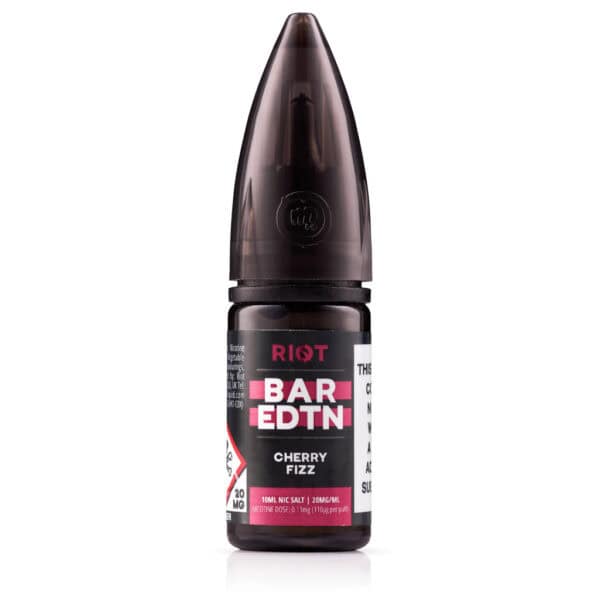 Cherry Fizz Nic Salt E-Liquid by Riot BAR EDTN