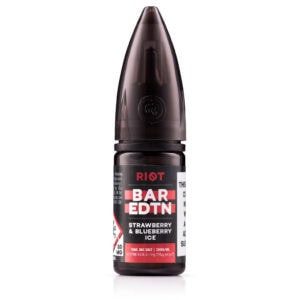 Strawberry & Blueberry Ice Nic Salt E-Liquid by Riot BAR EDTN