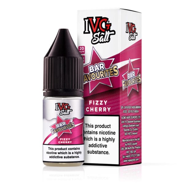 Fizzy Cherry Nic Salt E-Liquid by IVG Bar Favourites
