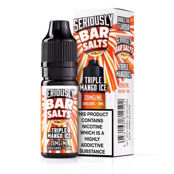 Triple Mango Ice Nic Salt E-Liquid by Seriously Bar Salts