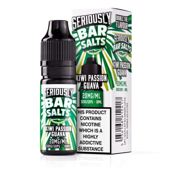 Kiwi Passion Guava Nic Salt E-Liquid by Seriously Bar Salts