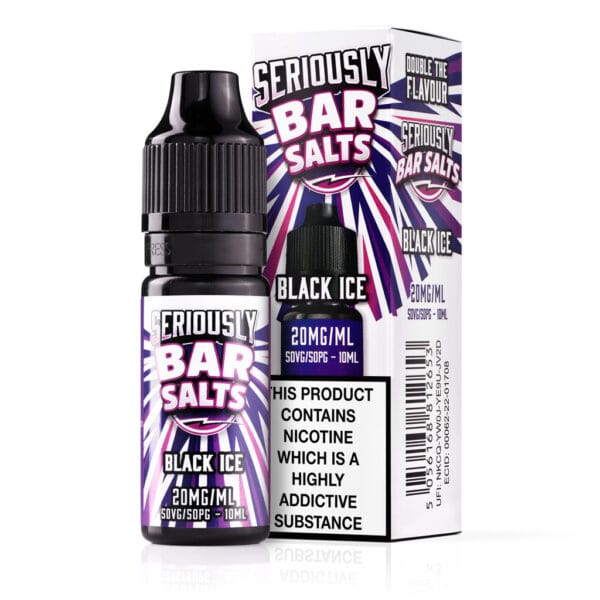 Black Ice Nic Salt E-Liquid by Seriously Bar Salts