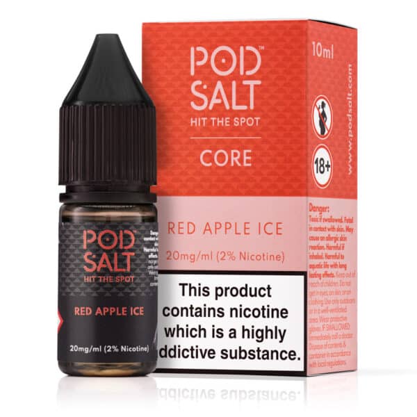 Red Apple Ice Nic Salt E-Liquid by Pod Salt Core