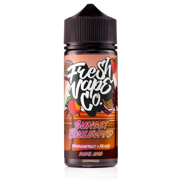Sunset Boulevard Shortfill E-Liquid by Fresh Vape Co 100ml