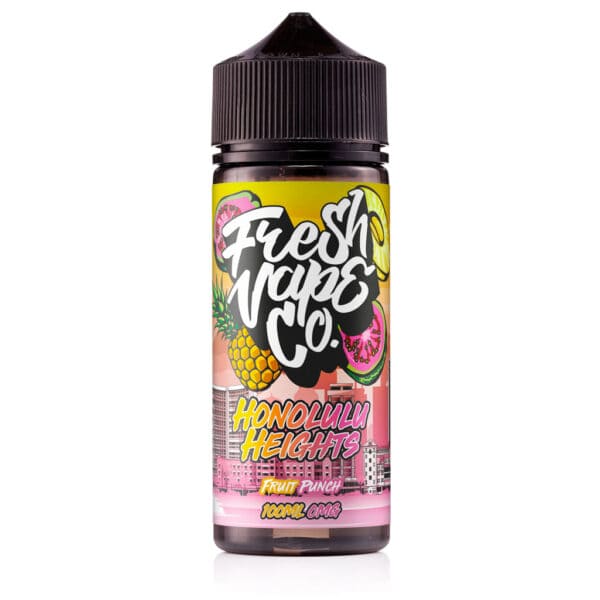 Honolulu Heights Shortfill E-Liquid by Fresh Vape Co 100ml