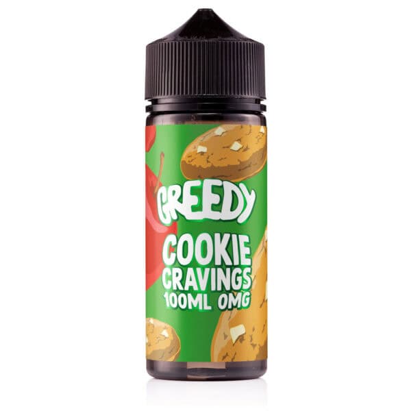 Cookie Cravings Shortfill E-Liquid by Greedy Bear 100ml