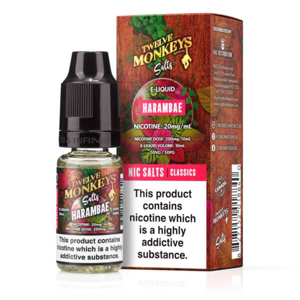 Harambae Nic Salt E-Liquid by Twelve Monkeys Salts