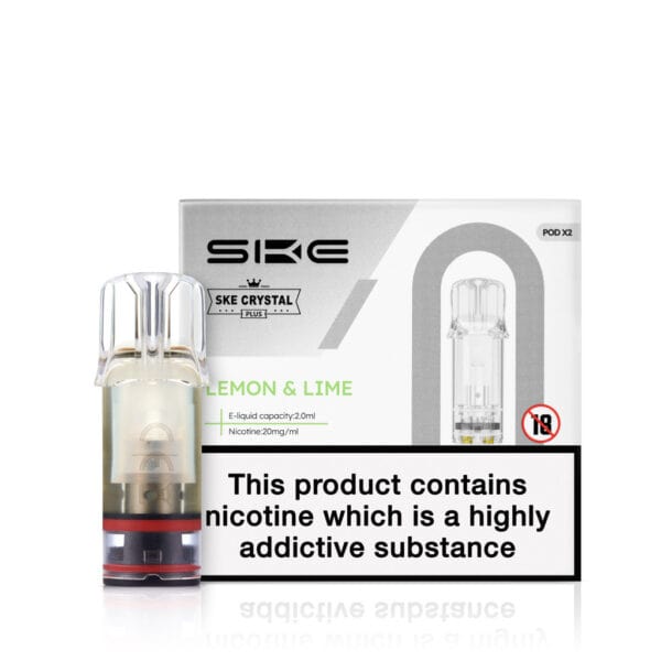 Lemon & Lime Prefilled Pods by SKE Crystal Plus
