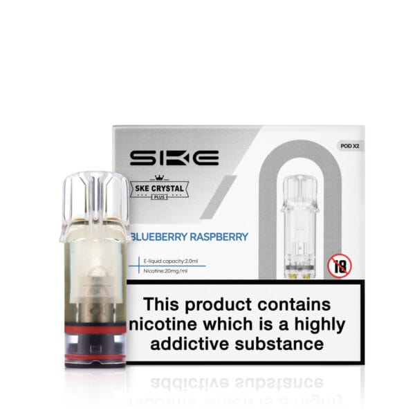 Blueberry Raspberry Prefilled Pods by SKE Crystal Plus