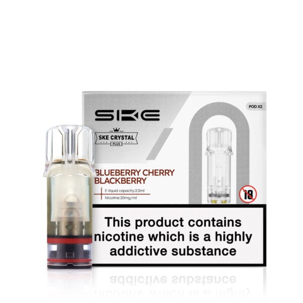 Blueberry Cherry Blackberry Prefilled Pods by SKE Crystal Plus