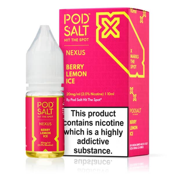 Berry Lemon Ice Nic Salt E-Liquid by Nexus Pod Salt