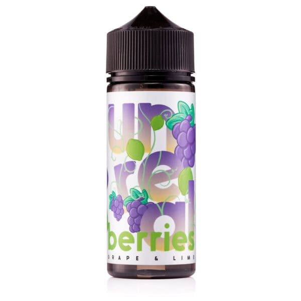 Grape & Lime Shortfill E-Liquid by Unreal Berries 100ml