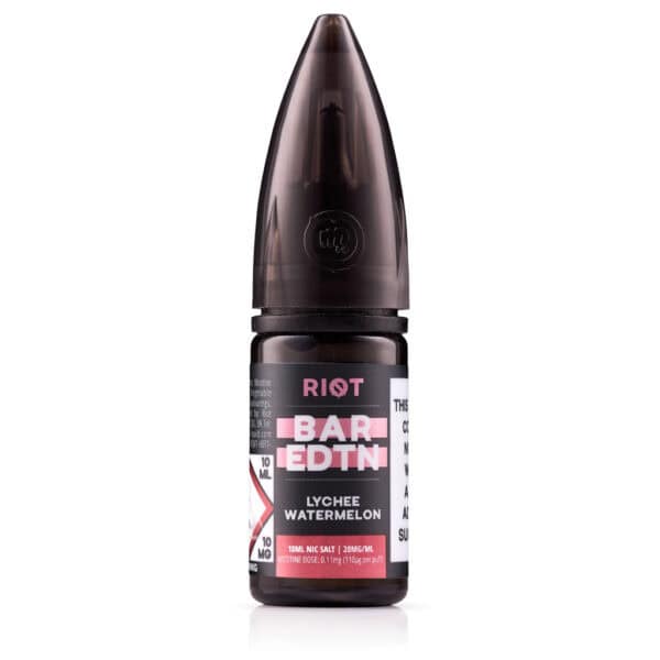 Lychee Watermelon Nic Salt E-Liquid by Riot BAR EDTN
