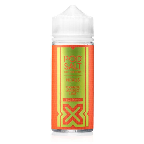 Orange Mango Lime Shortfill E-Liquid by Nexus Pod Salt 100ml