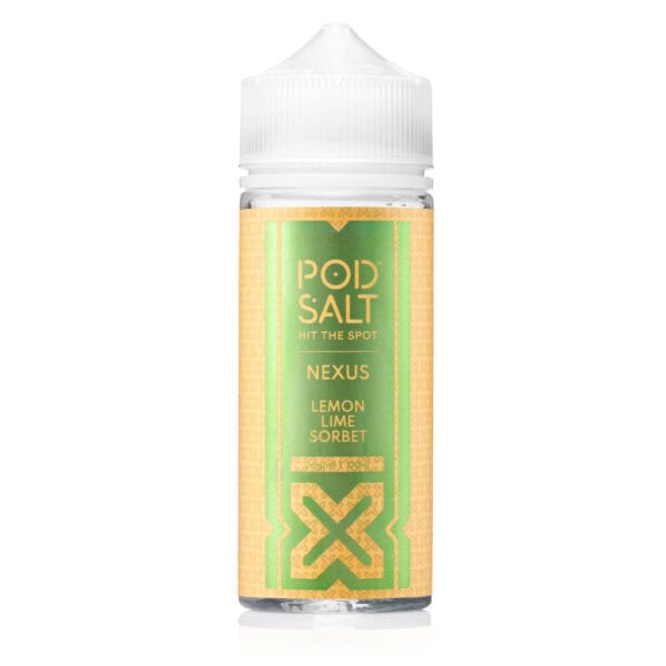 Lemon Lime Sorbet Shortfill E-Liquid by Nexus Pod Salt 100ml
