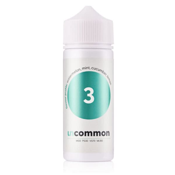 3 Shortfill E-Liquid by Uncommon Supergood x GrimmGreen 100ml