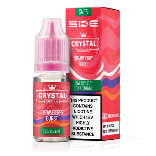 Strawberry Burst Nic Salt E-Liquid by SKE Crystal