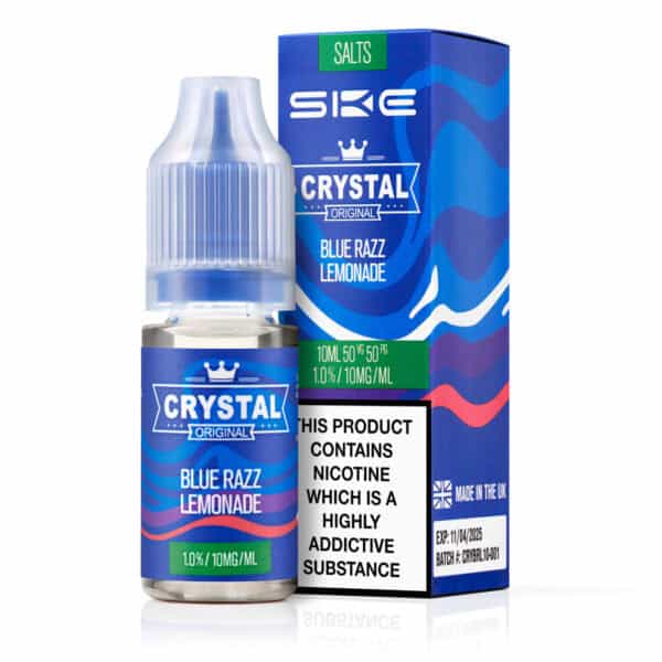 Blue Razz Lemonade Nic Salt E-Liquid by SKE Crystal