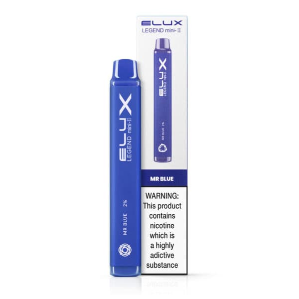 Mr Blue Disposable Vape by Elux Legend Mini 2