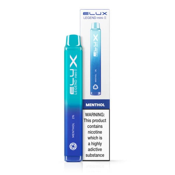 Menthol Disposable Vape by Elux Legend Mini 2