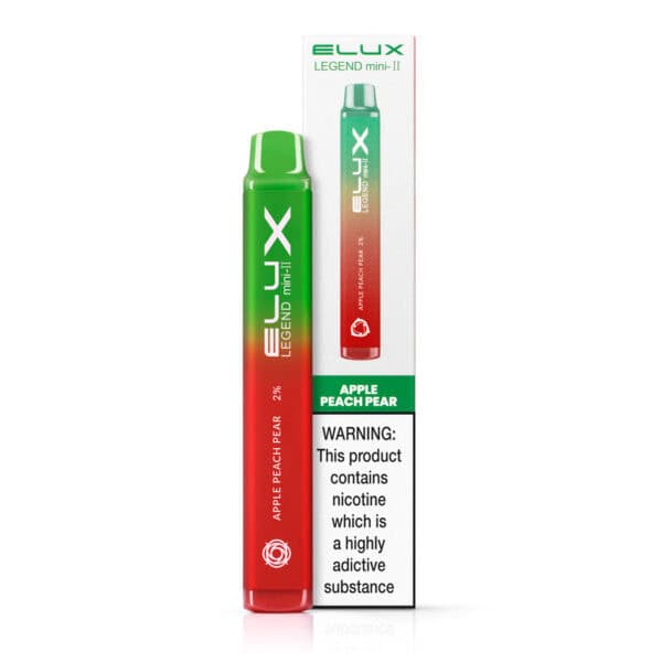 Apple Peach Pear Disposable Vape by Elux Legend Mini 2