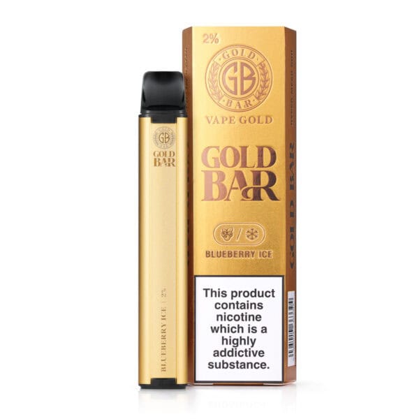 Blueberry Ice Disposable Vape by Gold Bar 600