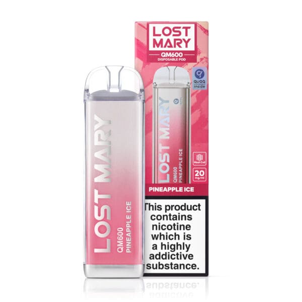 Pineapple Ice Disposable Vape by Lost Mary QM600