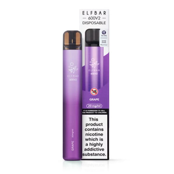 Grape Disposable Vape by Elf Bar 600 V2