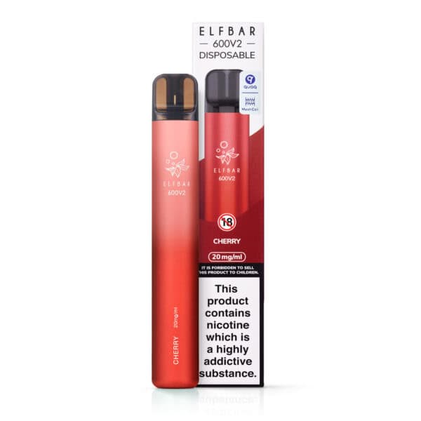 Cherry Disposable Vape by Elf Bar 600 V2