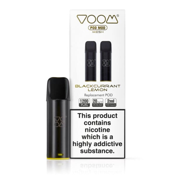 Blackcurrant Lemon Prefilled Pods by Voom Pod Mod