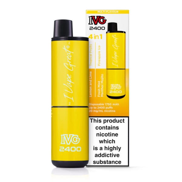 Yellow Edition Disposable Vape by IVG 2400