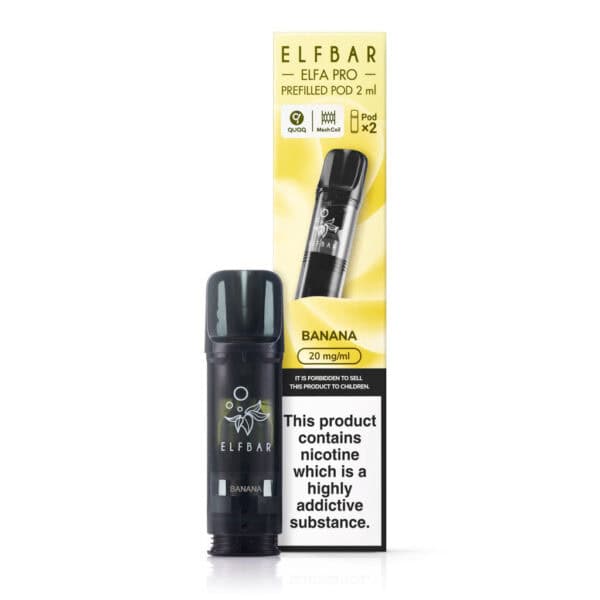Banana Prefilled Pods by Elf Bar Elfa Pro