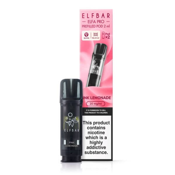 Pink Lemonade Prefilled Pods by Elf Bar Elfa Pro