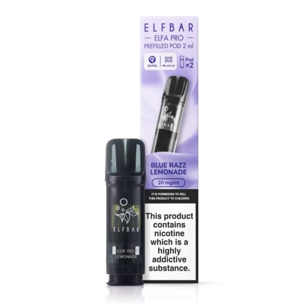 Blue Razz Lemonade Prefilled Pods by Elf Bar Elfa Pro