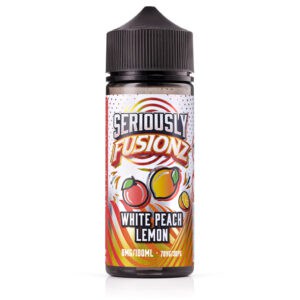 White Peach Lemon Shortfill E-Liquid by Seriously Fusionz 100ml