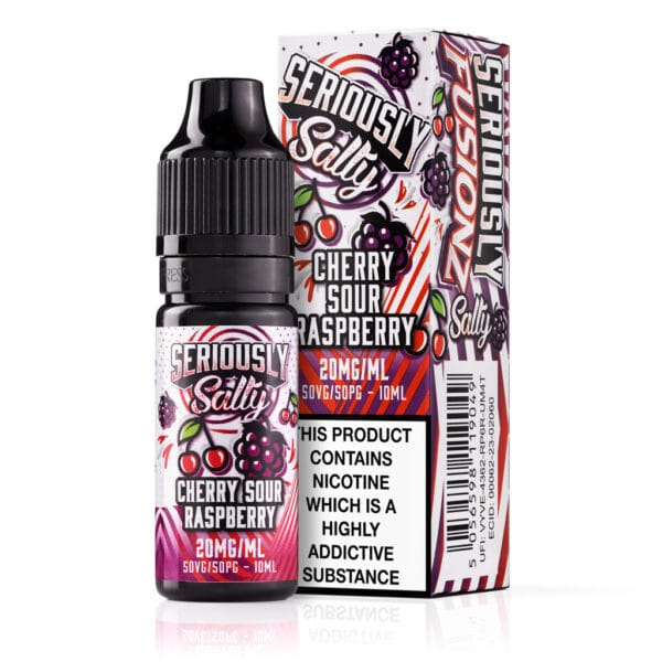 Cherry Sour Raspberry Nic Salt E-Liquid by Seriously Salty Fusionz