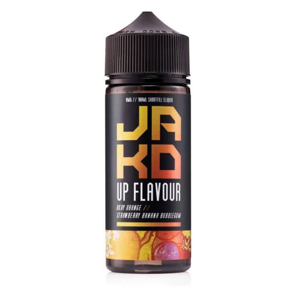 Okay Orange Strawberry Banana Bubblegum Shortfill E-Liquid by JAKD 100ml