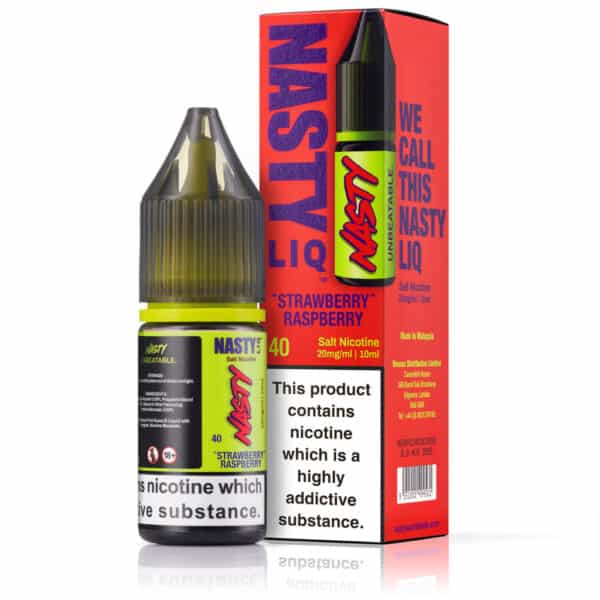 Strawberry Raspberry Nic Salt E-Liquid by Nasty Liq