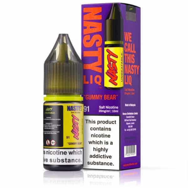 Gummy Bear Nic Salt E-Liquid by Nasty Juice Nasty Liq