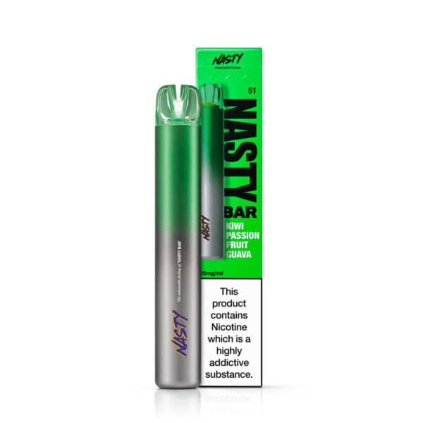 Kiwi Passionfruit Guava Disposable Vape by Nasty Bar DX2
