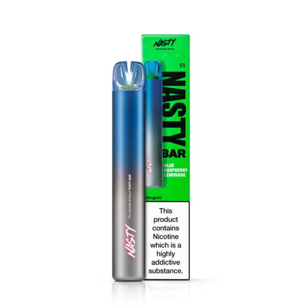 Blue Raspberry Lemonade Disposable Vape by Nasty Bar DX2