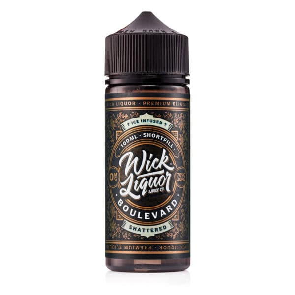Boulevard Shattered Shortfill E-Liquid by Wick Liquor 100ml
