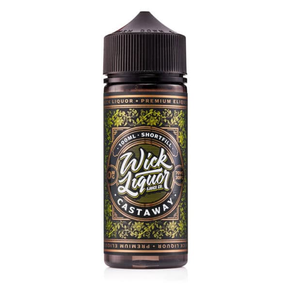Castaway Shortfill E-Liquid by Wick Liquor 100ml