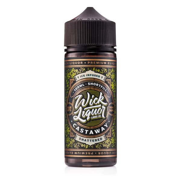 Castaway Shattered Shortfill E-Liquid by Wick Liquor 100ml
