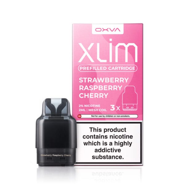 Strawberry Raspberry Cherry Prefilled Pods by OXVA Xlim