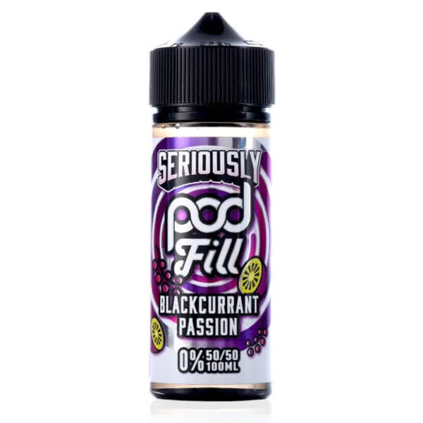 Blackcurrant Passion Shortfill E-Liquid by Seriously Pod Fill 100ml