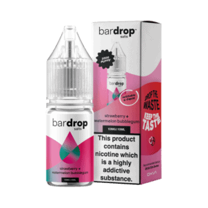 Strawberry Watermelon Bubblegum Nic Salt E-Liquid by Bar Drop