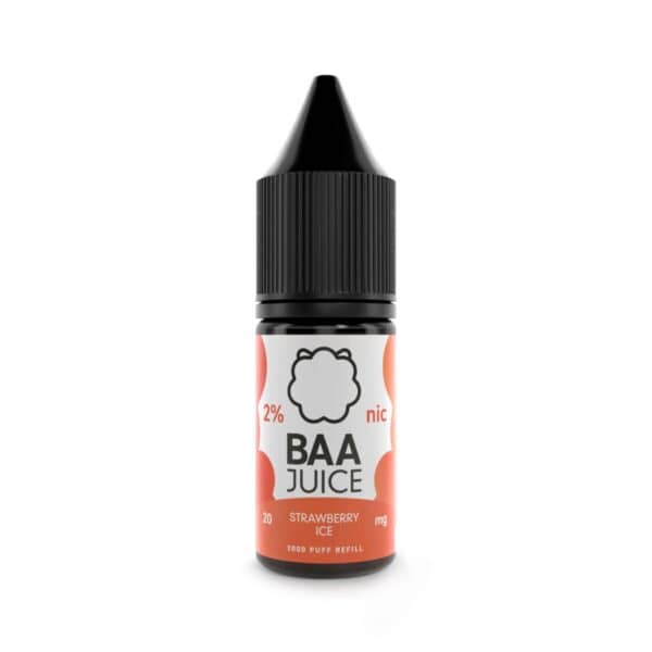 Strawberry Ice Nic Salt E-Liquid by Baa Juice