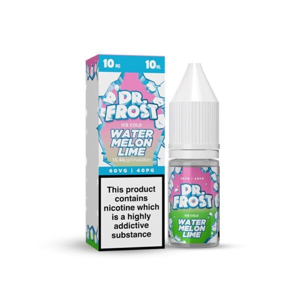 Watermelon Lime Nic Salt E-Liquid by Dr Frost Polar Ice