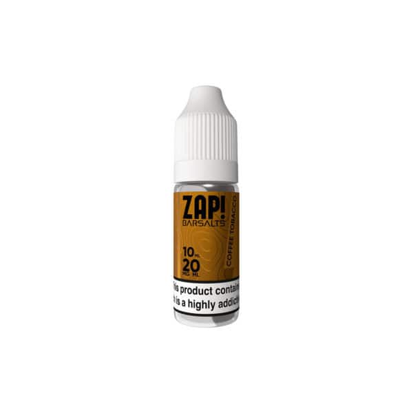 Coffee Tobacco Nic Salt E-Liquid by Zap! Bar Salts